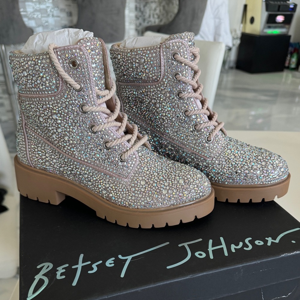 Betsey Johnson | Rhinestone Booties